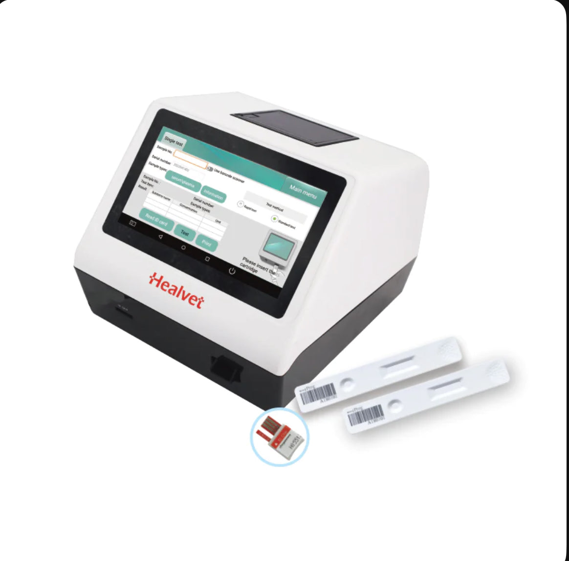 Healvet 3000 Progesterone Fluorescence Immunoassay Analyzer “Recertified”